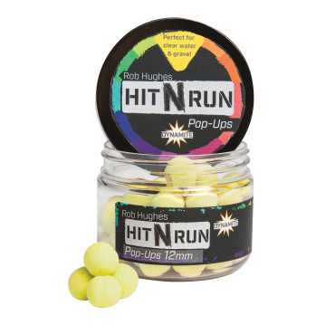 Dynamite Baits Hit N Run Pop-Ups 12mm Yellow